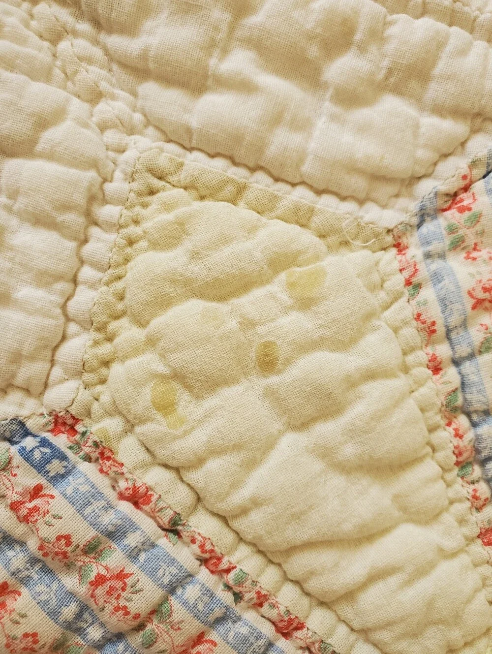 Crinkle Cotton Vintage Handmade Tulip Qulit - Picture 7 of 10